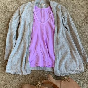 Gray J. Crew cardigan